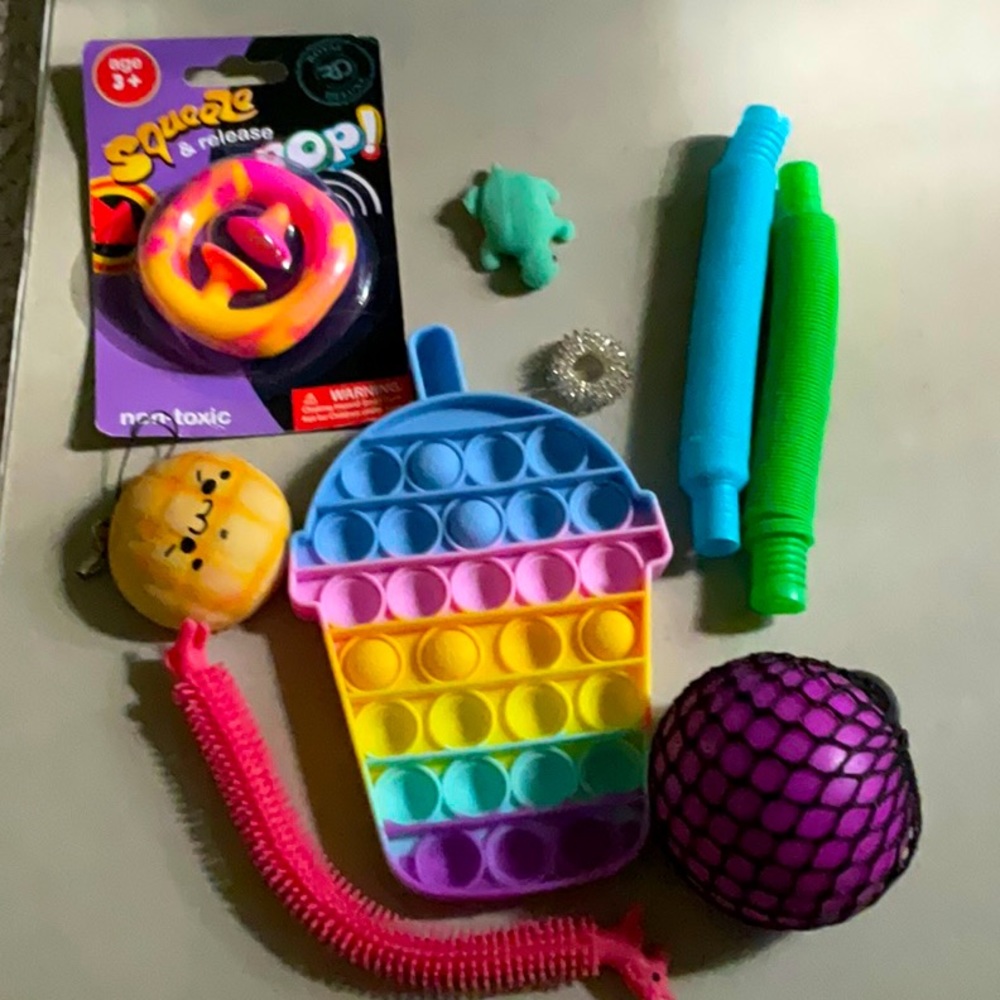 Fun  variety of fidget toys in great condition